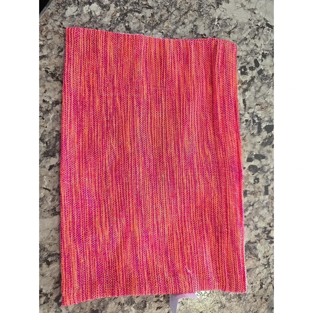 Hand Woven Pouch  Pink, Orange‎